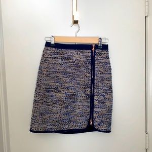 00 J.Crew woven mini skirt.